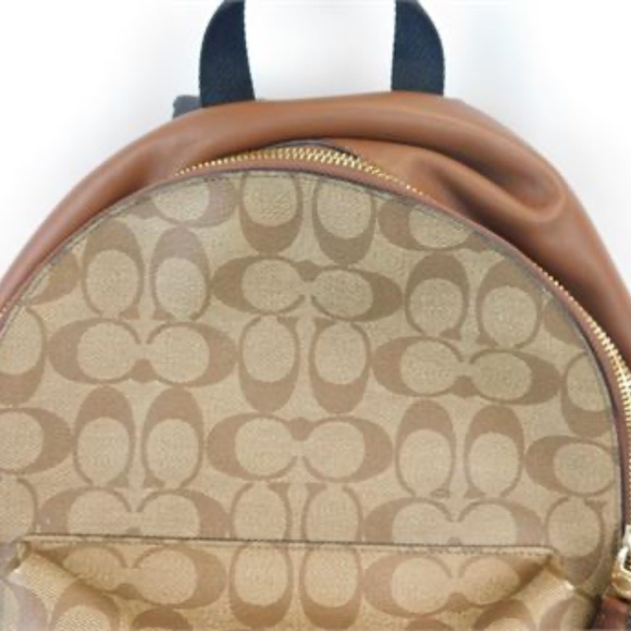 Coach Medium Charlie Backpack In Signature Canvas - Picture 9 of 15